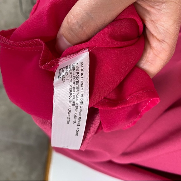 Eloquii Barbie Pink Bishops Long Sleeve Midi Dress Size 18 A Line - Picture 12 of 13